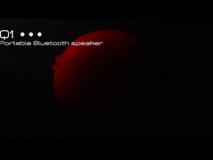 مكبر الصوت الخارجي الصغير ، 3.7 فولت 800mAh مكبر الصوت البلوتوث مع المبرد القاعدي