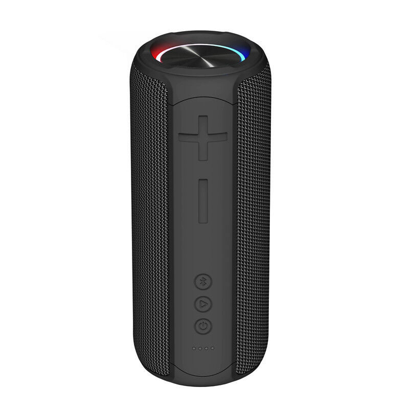For Professional Outdoor Portable Waterproof RGB LED Wireless Speaker Built-in Mic Party Computer Mobile Phone Compatible